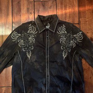 Men's Black Roar Shirt in XL